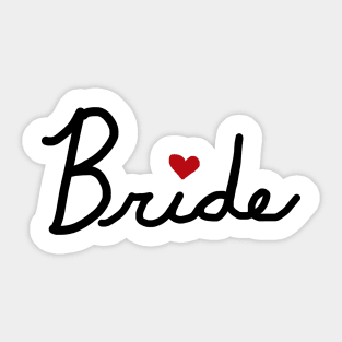 Bride Sticker